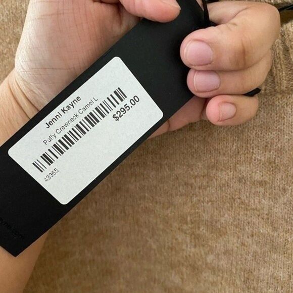 Jenni Kayne Puffy Crewneck Alpaca Wool Sweater - Picture 5 of 6